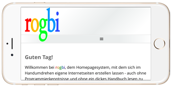Responsive Design: Mobil-/ Landscape-Darstellung Top auf iPhone